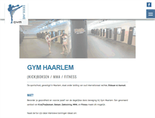 Tablet Screenshot of gymhaarlem.nl